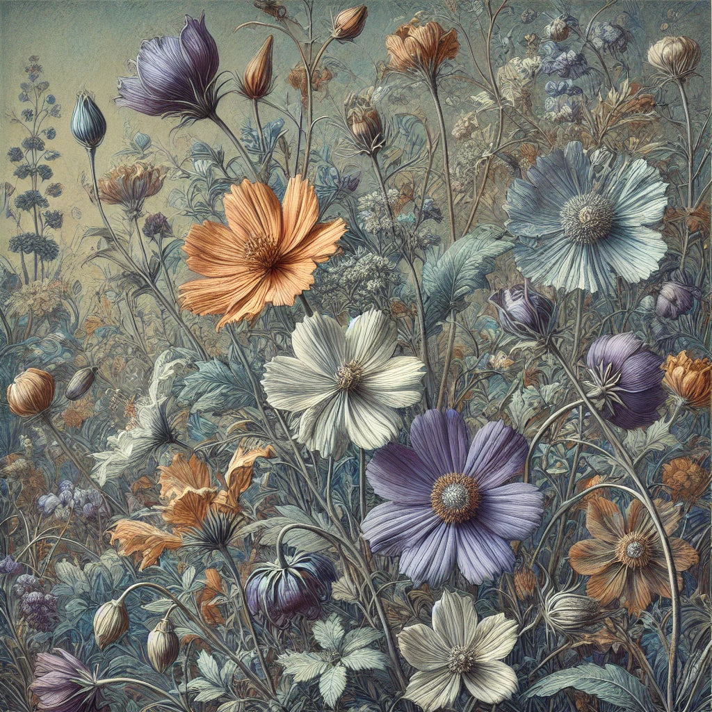 Whimsical floral print for upcycling and DIY furniture projects – Floral Haven by Whimsy